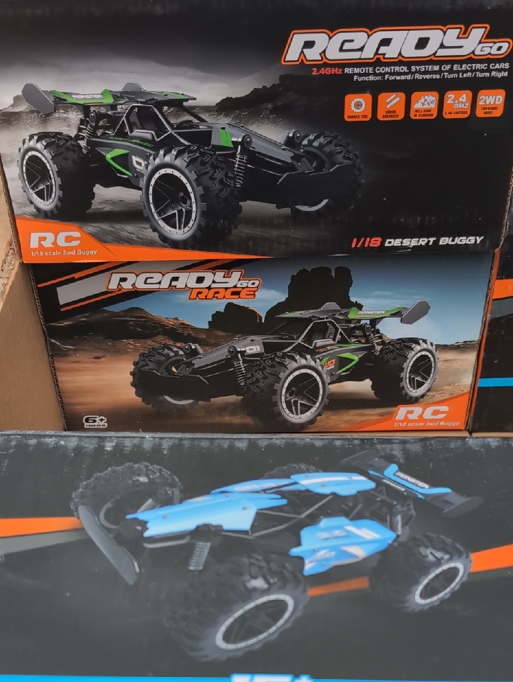 Ready Go Race 1/18 Desert Buggy - Green